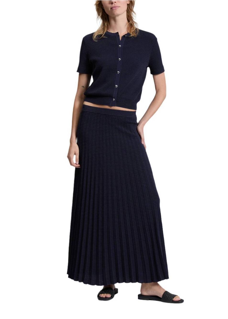 NEW RAG & BONE eloise button down cardigan in navy